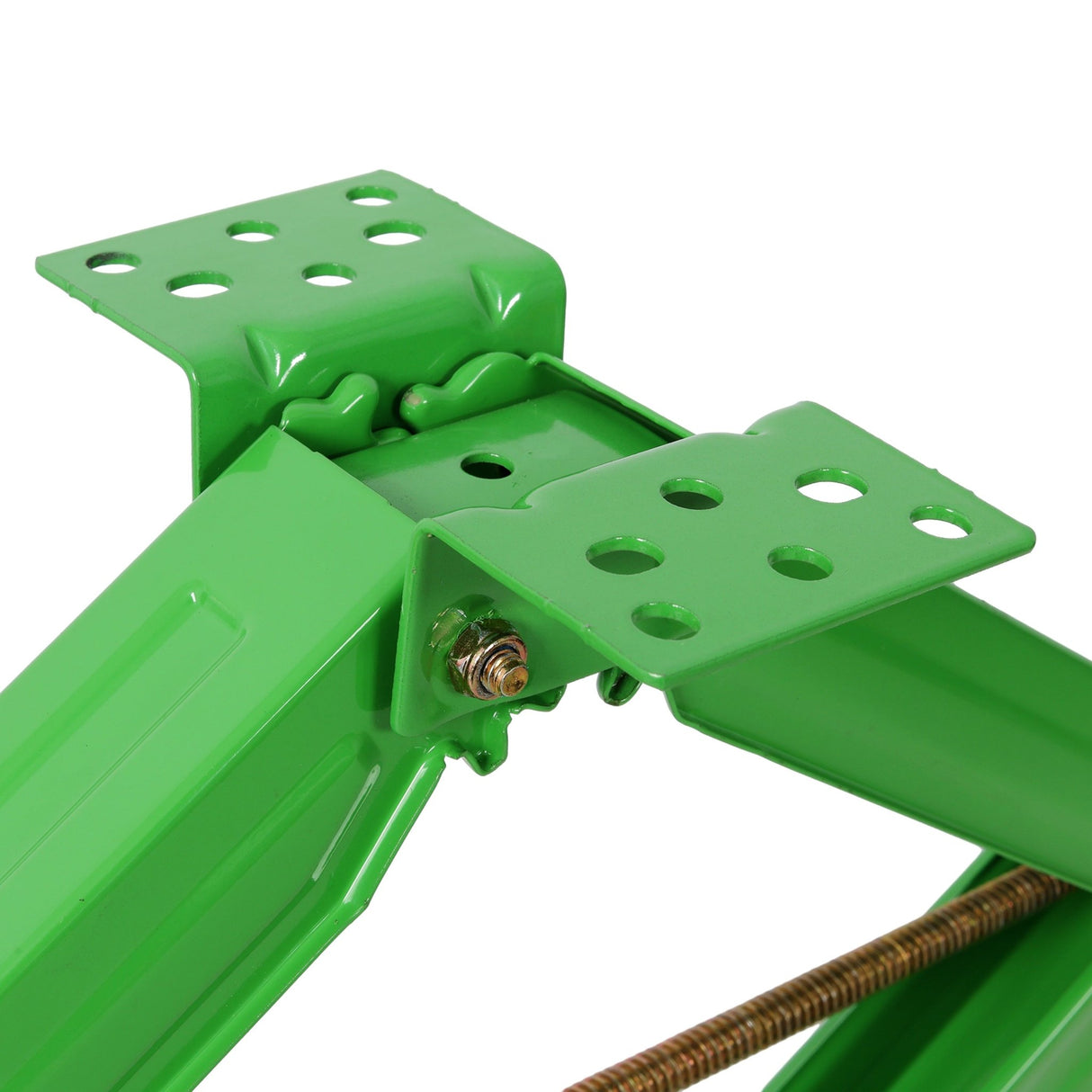 5000 lbs RV Scissor Jacks 24 in RV Stabilizer Leveling Scissor Jacks, Set of 2 - Green - Fab Heavy Parts