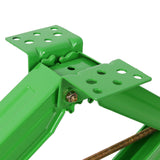 5000 lbs RV Scissor Jacks 24 in RV Stabilizer Leveling Scissor Jacks, Set of 2 - Green - Fab Heavy Parts