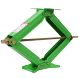 5000 lbs RV Scissor Jacks 24 in RV Stabilizer Leveling Scissor Jacks, Set of 2 - Green - Fab Heavy Parts