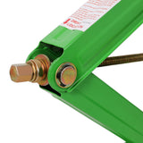 5000 lbs RV Scissor Jacks 24 in RV Stabilizer Leveling Scissor Jacks, Set of 2 - Green - Fab Heavy Parts