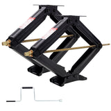5000 lbs RV Scissor Jacks 24 in RV Stabilizer Leveling Scissor Jacks, Set of 2 - Fab Heavy Parts