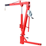 500Lb Pickup Truck Hydraulic PWC Dock Jib Engine Hoist Crane Hitch Mount Lift 2' - Red - Fab Heavy Parts