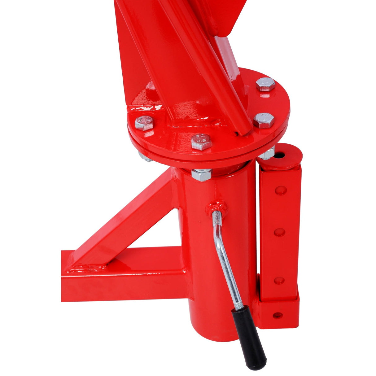 500Lb Pickup Truck Hydraulic PWC Dock Jib Engine Hoist Crane Hitch Mount Lift 2' - Red - Fab Heavy Parts