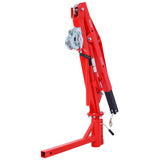500Lb Pickup Truck Hydraulic PWC Dock Jib Engine Hoist Crane Hitch Mount Lift 2' - Red - Fab Heavy Parts