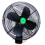 12V 8 Inch Cab Fan Air Circulating Fan for Excavator Loader Backhoe Tractor