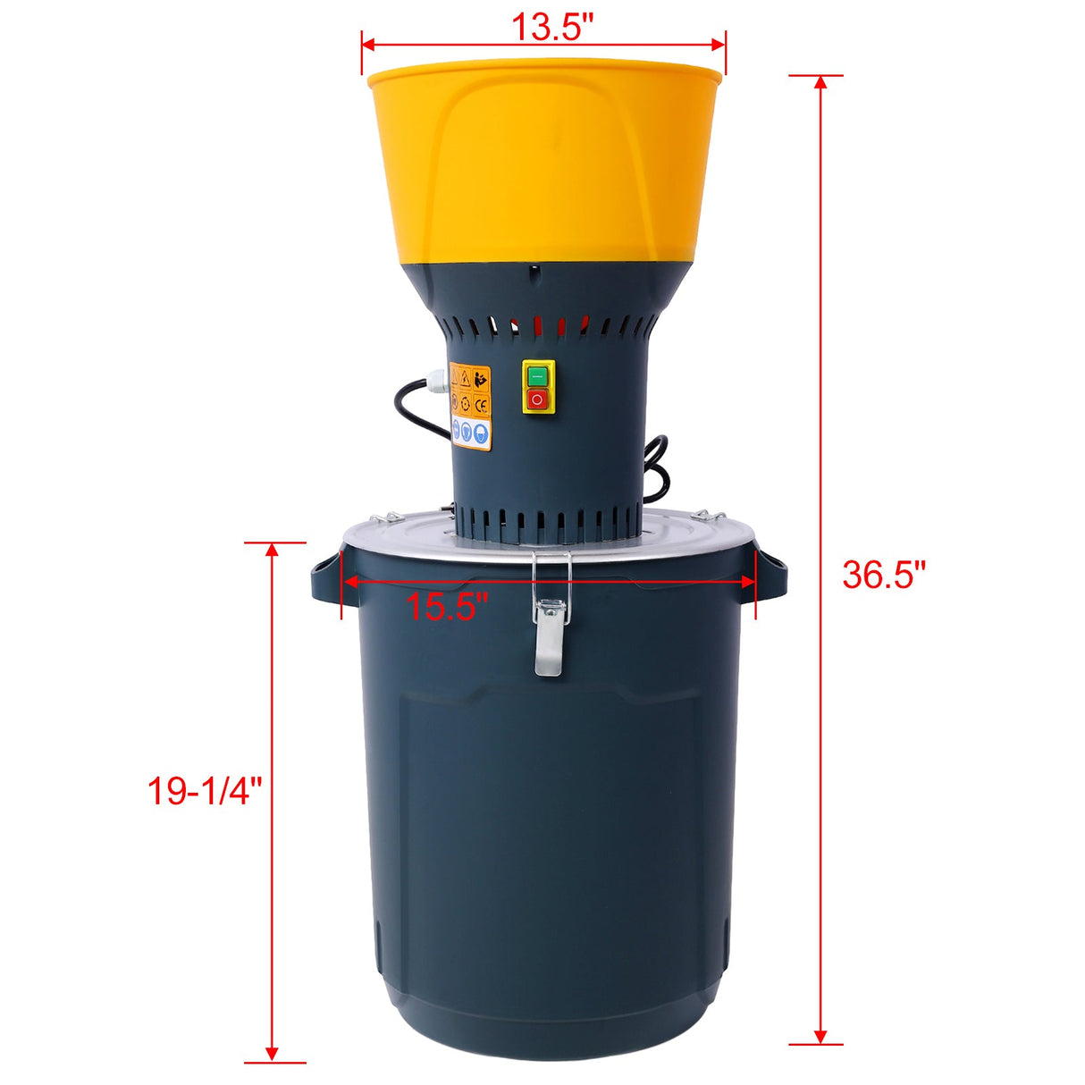 50L Grain Mill Grinder Electric Corn Grinder with 5 Grinder Sieves + 1 Wrench - Fab Heavy Parts