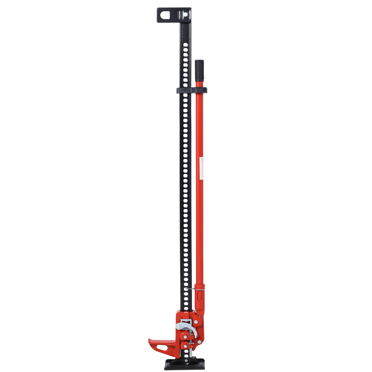 High Lift Jack 60" Utility 7000 lbs Capacity Ratcheting Off Road Heavy-Duty Bumper--Red