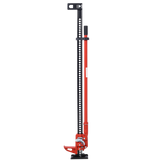 High Lift Jack 60" Utility 7000 lbs Capacity Ratcheting Off Road Heavy-Duty Bumper--Red