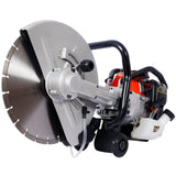52cc 2 Stroke Gas Powered Concrete Cut Off Saw Gasoline Grinder with blade EPA Approved - Fab Heavy Parts