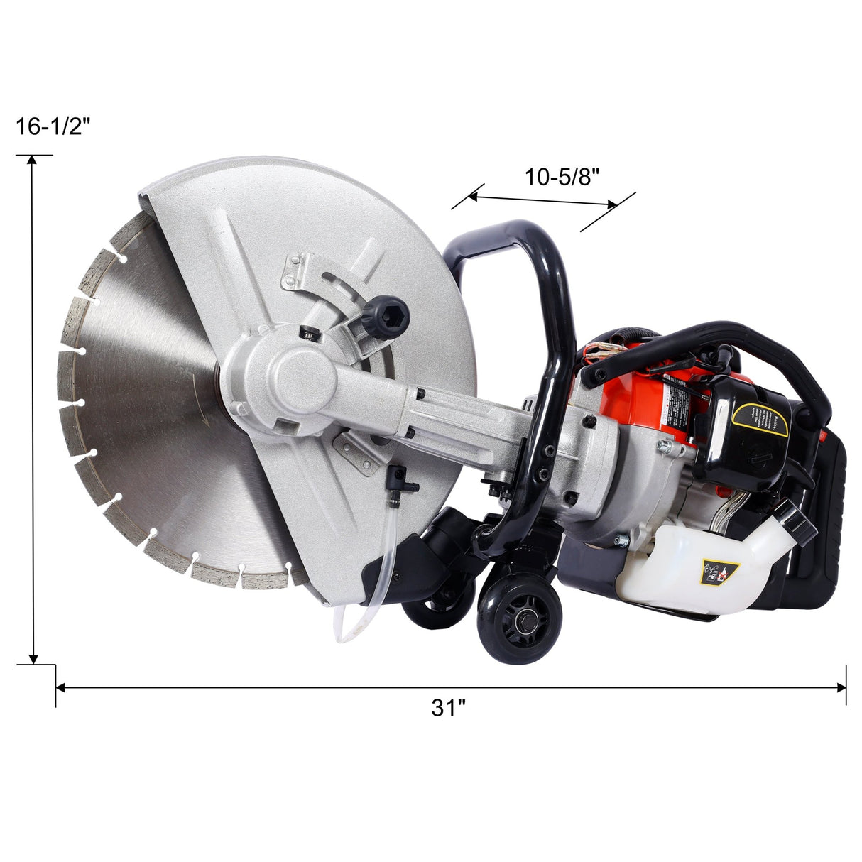 52cc 2 Stroke Gas Powered Concrete Cut Off Saw Gasoline Grinder with blade EPA Approved - Fab Heavy Parts