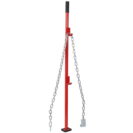 52Inch Long Universal Pulling Stick Tool - Red - Fab Heavy Parts