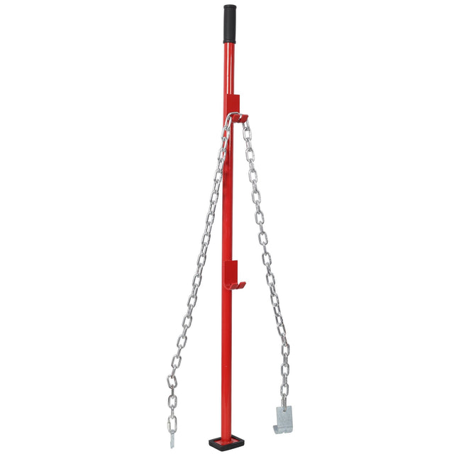 52Inch Long Universal Pulling Stick Tool - Red - Fab Heavy Parts