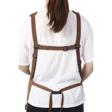 Long Apron Heavy Duty Canvas Tool 16 Oz--Brown
