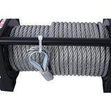 12V 12000LB Electric Winch Towing Trailer Steel Cable Off Road Waterproof Wire Cable