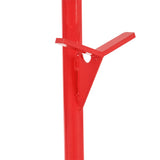 55 Gallon Drum Dolly with 2 Fixed PU Wheels and 1 Swivel Wheel 1200lbs Capacity - Red - Fab Heavy Parts