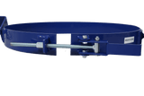 55 Gallon Drum Lifter Ring Steel Tilting Painted Carbon 1200 Lbs Capacity - Blue - Fab Heavy Parts