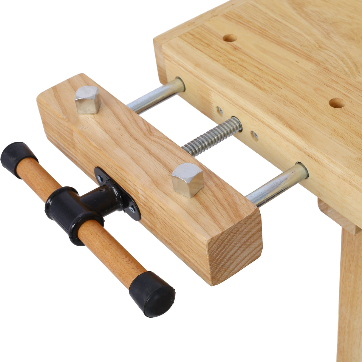 55 - Inch Wooden Workbench for Garage Workshop and Home - Fab Heavy Parts