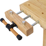 55 - Inch Wooden Workbench for Garage Workshop and Home - Fab Heavy Parts