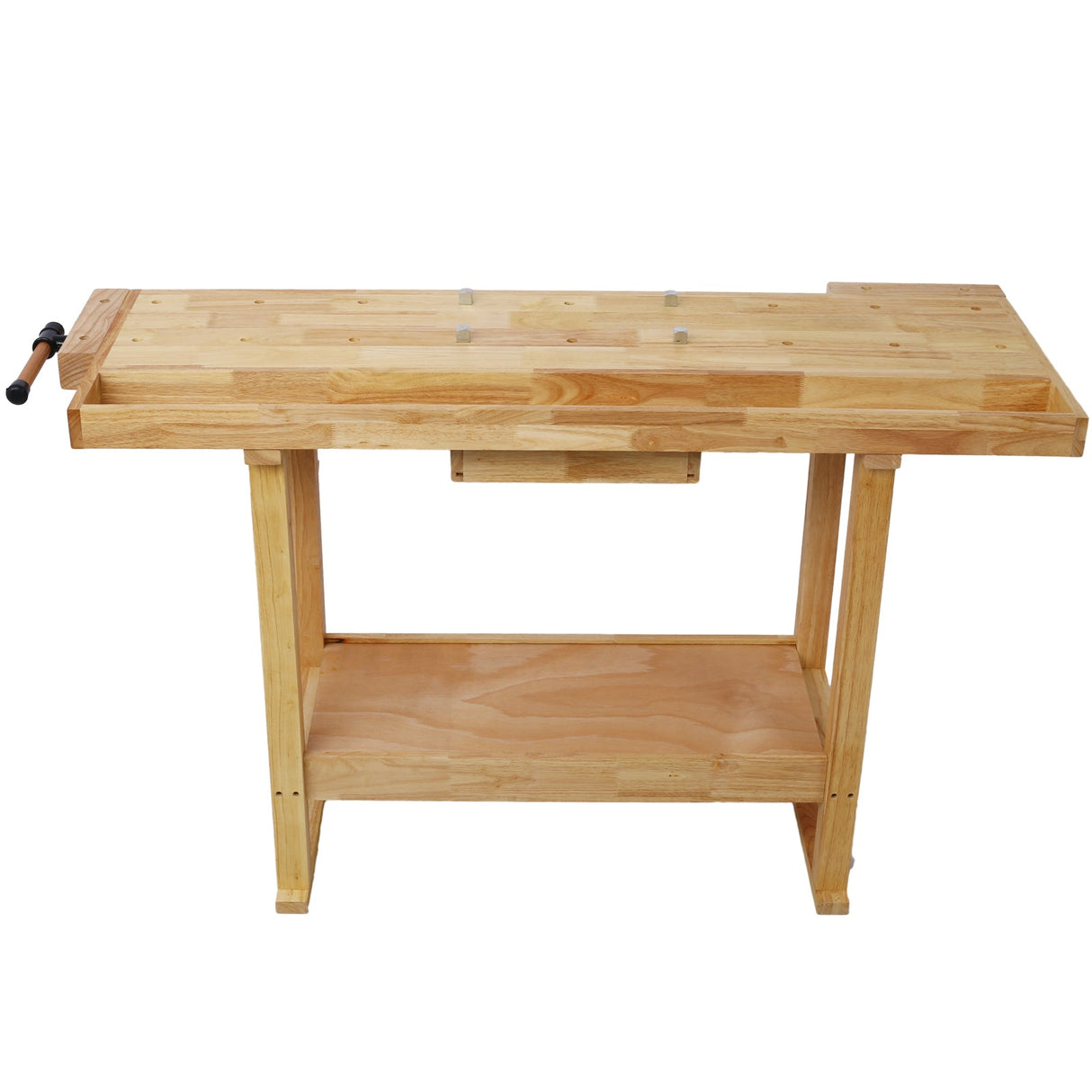 55 - Inch Wooden Workbench for Garage Workshop and Home - Fab Heavy Parts