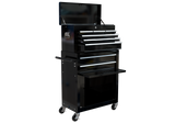 8-Drawer Tool Storage Cabinet High Capacity Rolling Chest with Wheels and Drawers Black