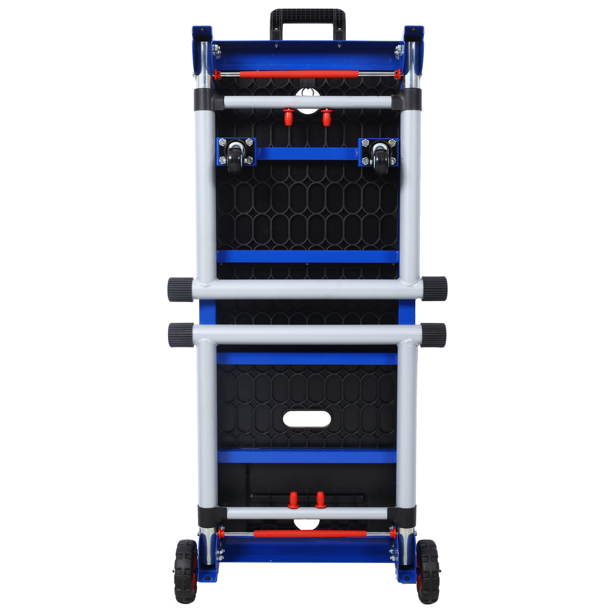 5-in-1 Portable Workbench with Detachable Miter Saw Stand & Height Adjustable Legs Scaffold/Dolly/Creeper/Platform