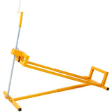 Easy Lawn Mower Lift for Riding Tractors 800 Lbs Capacity Ride-on Cleaning Aid Universal Lawn Tractor + 45° Tilt Adjustable--Yellow