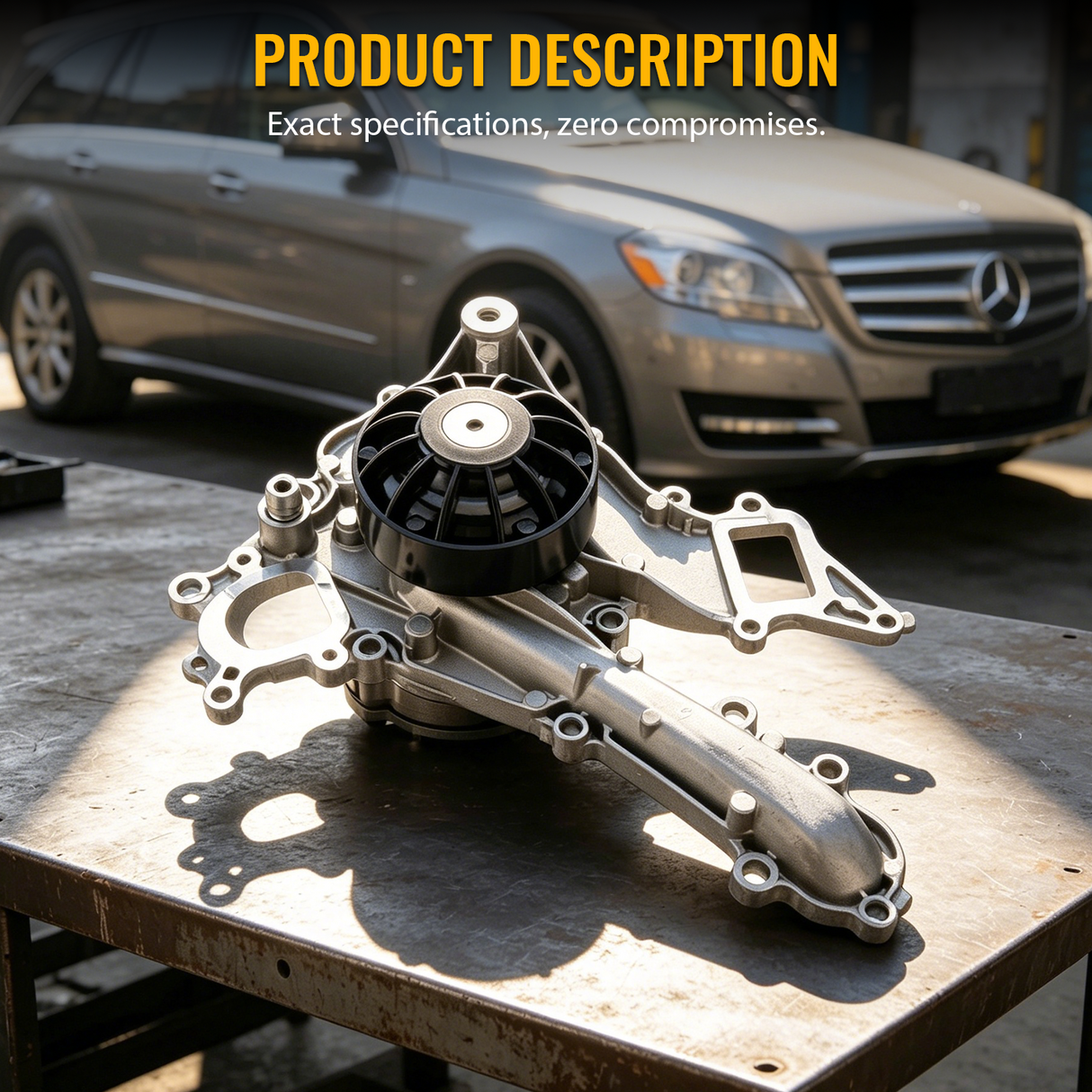 Pompe à eau 2762001301 pour mercedes-benz R350 E350 SLK350 2012-2016 E400 GLK350 2013-2015 GLE350 2016-2018 C300 2013-2014