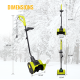 12-Inch Corded Snow Blower 120V-60Hz ETL Certificate