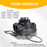 Water Pump 1727760 0R0997 172-7760 0R-0997 Fits for Caterpillar 3304 3306 Engine 330 350 966F D4H D6D R1300 R1300G