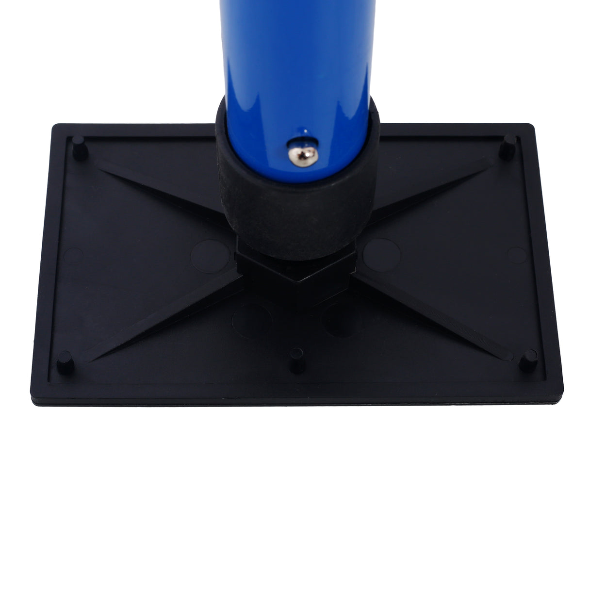 2 packs de support réglable en acier en acier 3rd Système à main pour les crics de cargaison de cartes de cartes sèches prises pour installer des armoires s'étend de 45 à 114 pouces avec un sac de transport - Blue