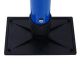 2 packs de support réglable en acier en acier 3rd Système à main pour les crics de cargaison de cartes de cartes sèches prises pour installer des armoires s'étend de 45 à 114 pouces avec un sac de transport - Blue