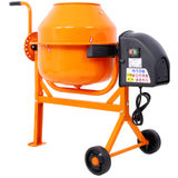 Cement Mixer 3 Cu. Ft Electric Concrete Mixer Machine 110v AC Motor