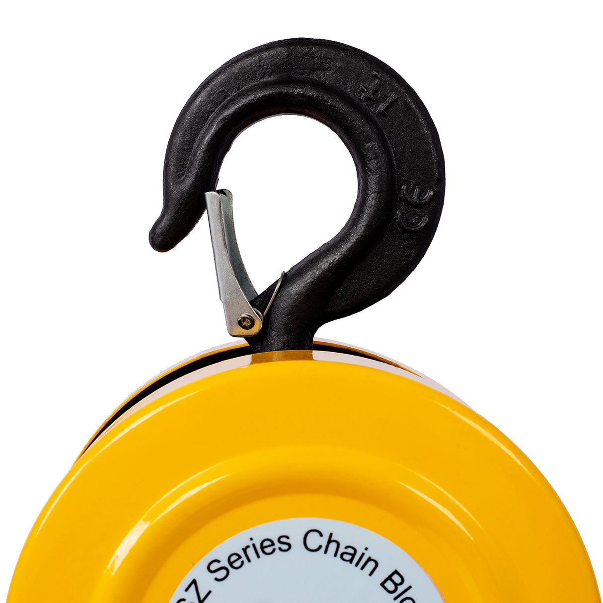 Chain Hoist 2200lbs 1T Capacity 10ft with 2 Heavy Duty Hooks Manual Steel Construction--Yellow