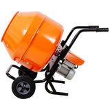 5CUFT(150L) Horizontal Portable Cement Mixer, Wheel Barrow Portable Cement Concrete Mixer 115V - 60HZ CSA Certificated - Fab Heavy Parts