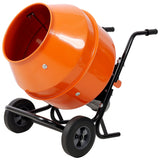 5CUFT(150L) Horizontal Portable Cement Mixer, Wheel Barrow Portable Cement Concrete Mixer 115V - 60HZ CSA Certificated - Fab Heavy Parts