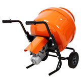 5CUFT(150L) Horizontal Portable Cement Mixer, Wheel Barrow Portable Cement Concrete Mixer 115V - 60HZ CSA Certificated - Fab Heavy Parts