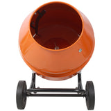 5CUFT(150L) Horizontal Portable Cement Mixer, Wheel Barrow Portable Cement Concrete Mixer 115V - 60HZ CSA Certificated - Fab Heavy Parts