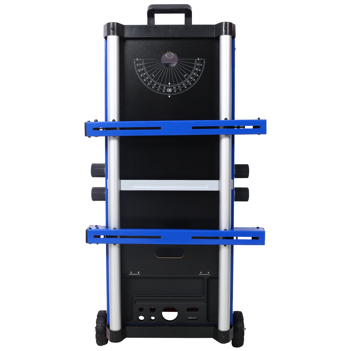 5-in-1 Portable Workbench with Detachable Miter Saw Stand & Height Adjustable Legs Scaffold/Dolly/Creeper/Platform