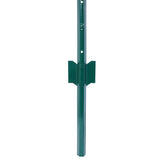 5Feet 5Pack Heavy Duty Metal Fence Post with U-Channel Steel U-Post for Holding Garden Wire Corner Anchor--Green
