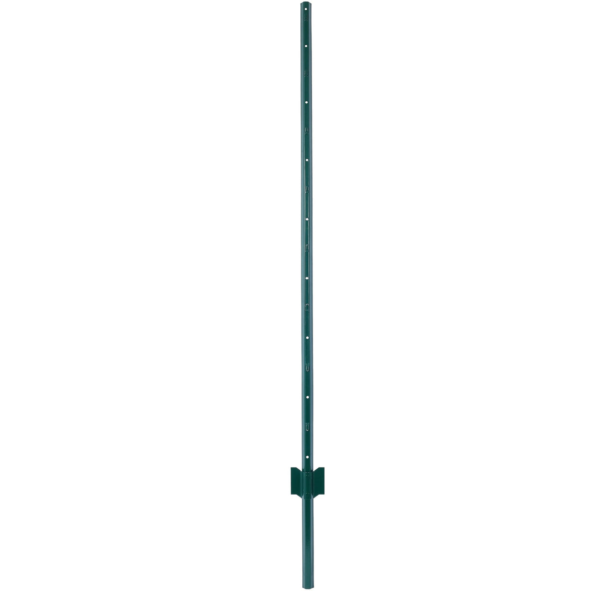 5Feet 5Pack Heavy Duty Metal Fence Post with U - Channel Steel U - Post for Holding Garden Wire Corner Anchor - Green - Fab Heavy Parts