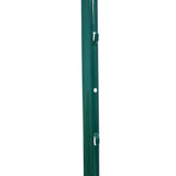 5Feet 5Pack Heavy Duty Metal Fence Post with U - Channel Steel U - Post for Holding Garden Wire Corner Anchor - Green - Fab Heavy Parts