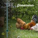 5Feet 5Pack Heavy Duty Metal Fence Post with U - Channel Steel U - Post for Holding Garden Wire Corner Anchor - Green - Fab Heavy Parts