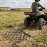 5FTX4.5FT Heavy-Duty Steel Drag Harrow Field Leveling Chain Rake for ATV UTV Compact Utility Tractor - Fab Heavy Parts
