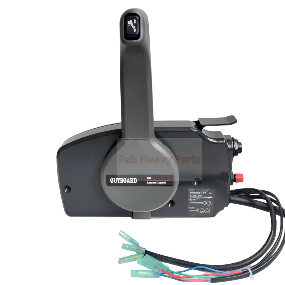5M 10pins Side Outboard Remote Control Box 703 - 48207 - 17N Fits for Yamaha - Fab Heavy Parts