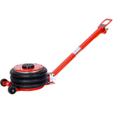 5T Triple Bag Air Jack Pneumatic Lifting 16in Capacity 11000lbs Easy - Collapsing Terrain Red - Fab Heavy Parts