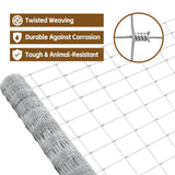 5x164 ft Advanced Weave Farm Enclosures Galvanized Farm Fence - Fab Heavy Parts