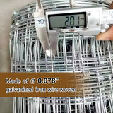 5x164 ft Advanced Weave Farm Enclosures Galvanized Farm Fence - Fab Heavy Parts