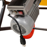 6 CUFT/170L Portable Electric Poly Drum Concrete Mixer Heavy Duty Power Cement Mixing Machine for Mortar Stucco and Fodder, 115V/60HZ CSA Certificated - Fab Heavy Parts