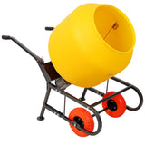 6 CUFT/170L Portable Electric Poly Drum Concrete Mixer Heavy Duty Power Cement Mixing Machine for Mortar Stucco and Fodder, 115V/60HZ CSA Certificated - Fab Heavy Parts
