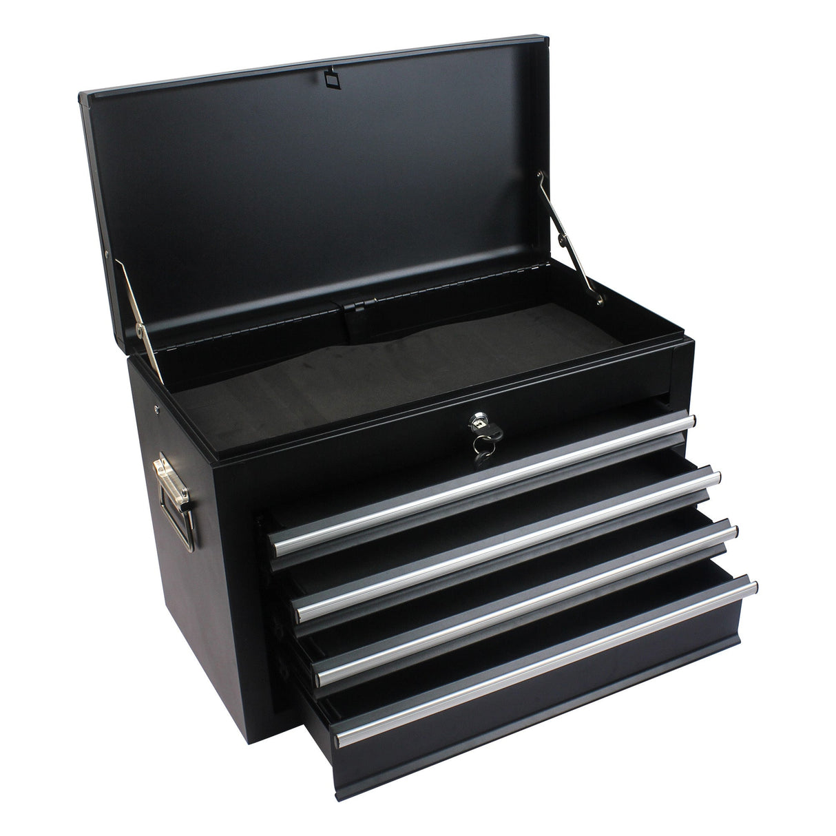 6 - Drawer Tool Storage Cabinet High Capacity Rolling Chest with Wheels and Drawers Black - Fab Heavy Parts